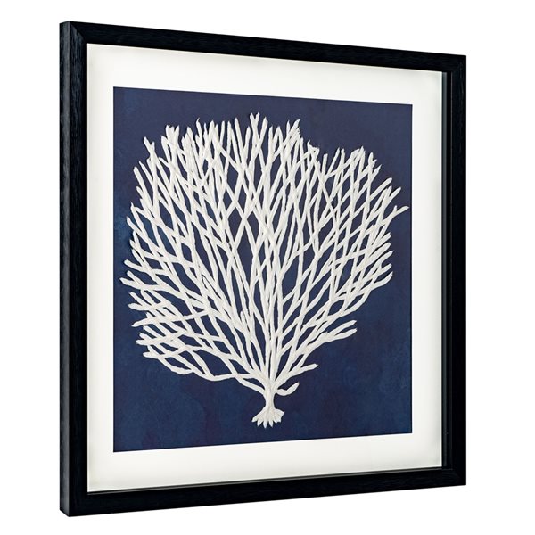 Gild Design House 26-in x 26-in Sea Fan I Hand-Painted Shadow Box 01 ...