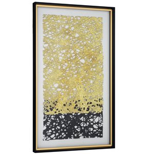 Gild Design House 36-in x 24-in Auric Cosmos Hand-Painted Shadow Box