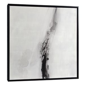 Gild Design House 30-in x 30-in Raven Mist II Hand-Painted Canvas