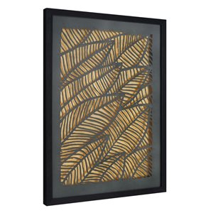 Gild Design House 32-in x 24-in Petiole Hand-Painted Shadow Box