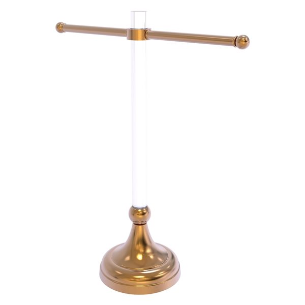 Allied Brass Pacific Grove Brushed Bronze Freestanding Guest Towel Stand