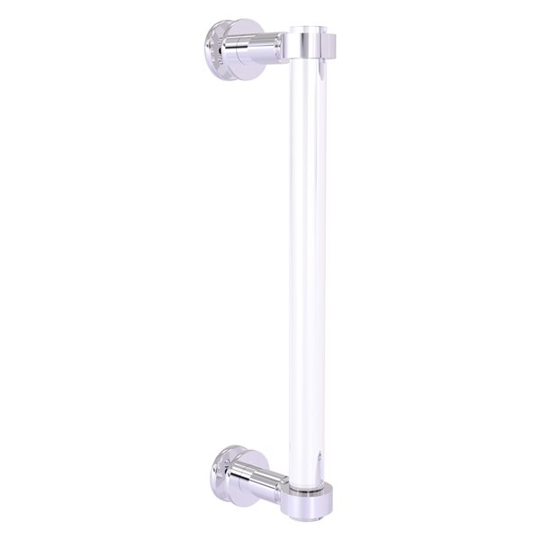 Allied Brass Clearview Polished chrome 12-in Single Side Shower Door Pull