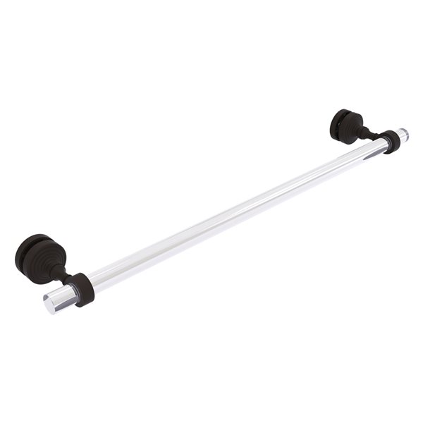 Allied Brass Pacific Grove Oil Rubbed Bronze 24-in Shower Door Towel Bar