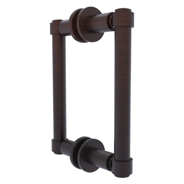 Allied Brass Contemporary Venetian bronze 6-in Back to Back Shower Door Pull