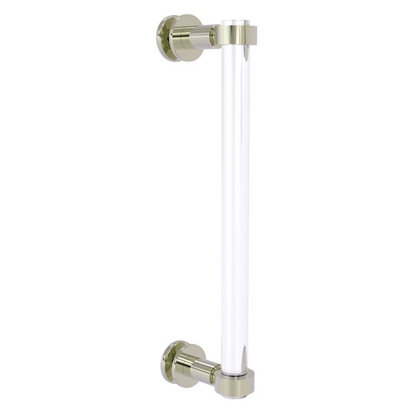 Allied Brass Clearview Polished nickel 12-in Single Side Shower Door Pull