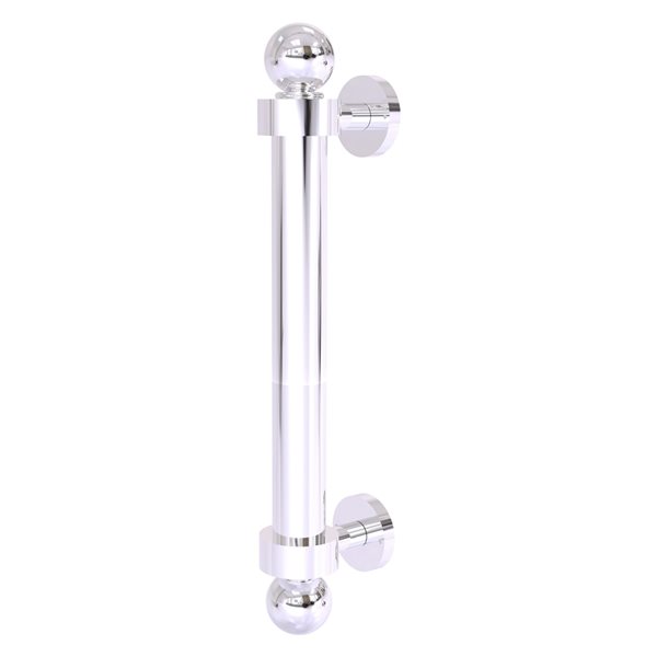 Allied Brass 8-in Polished Chrome Reeded Door Pull