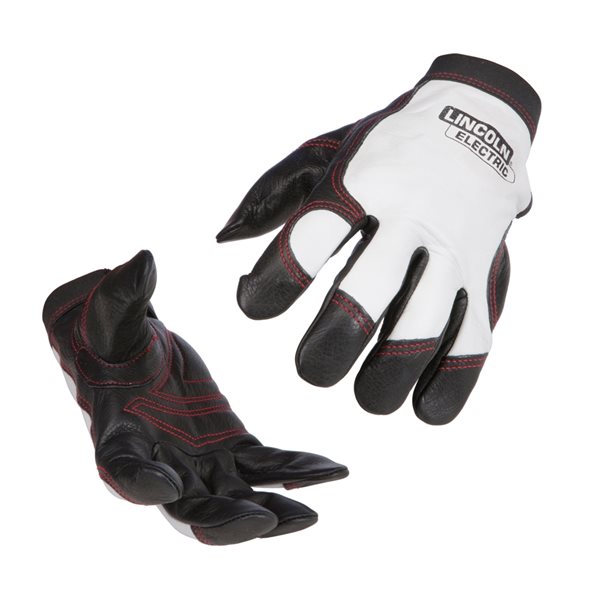 Lincoln Electric Full Leather Steel Workers Gloves - Medium