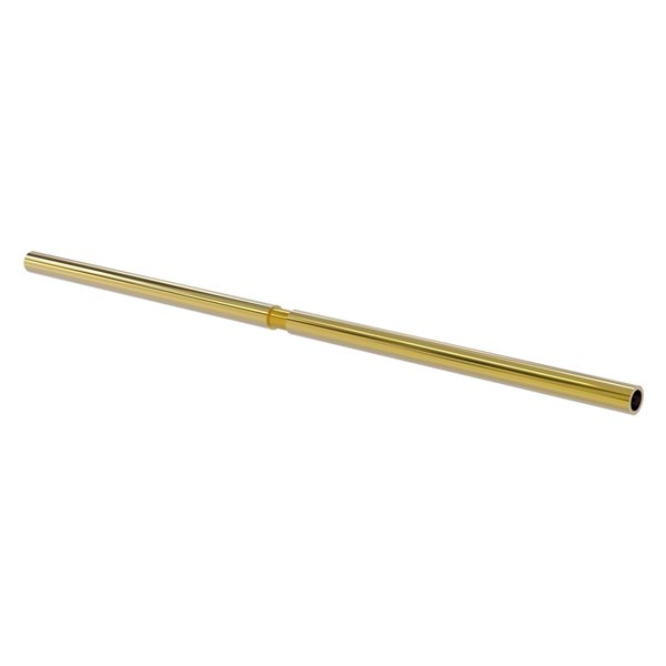 Allied Brass 72-in Polished Brass Fixed Single Straight Shower Rod