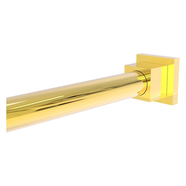 Allied Brass Montero Polished Brass Shower Rod Wall Supports - 2-Pack