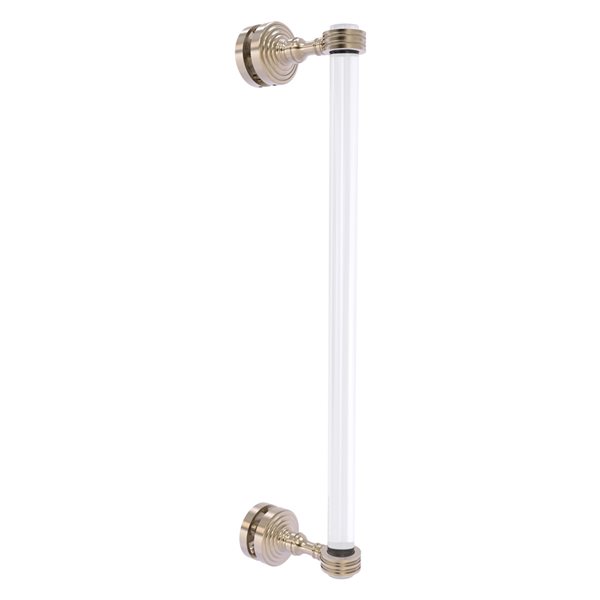Allied Brass Pacific Grove 18-in Pewter Hinged Shower Door Pull