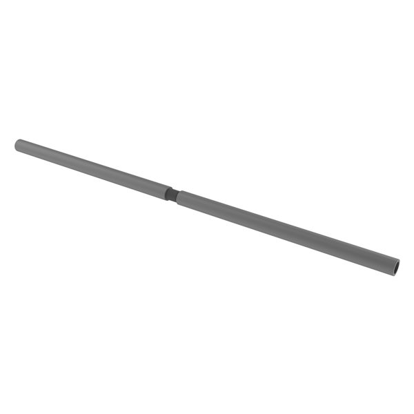 Allied Brass 60-in Matte Grey Fixed Single Straight Shower Rod