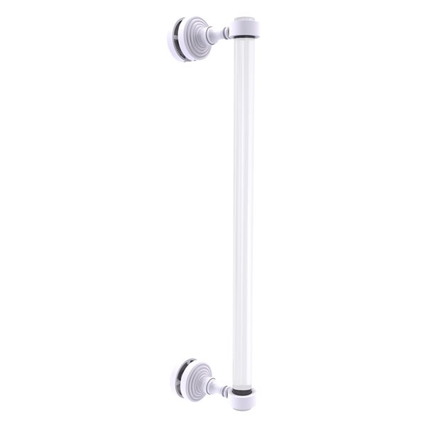Allied Brass Pacific Grove White 18-in Hinged Shower Door Handle