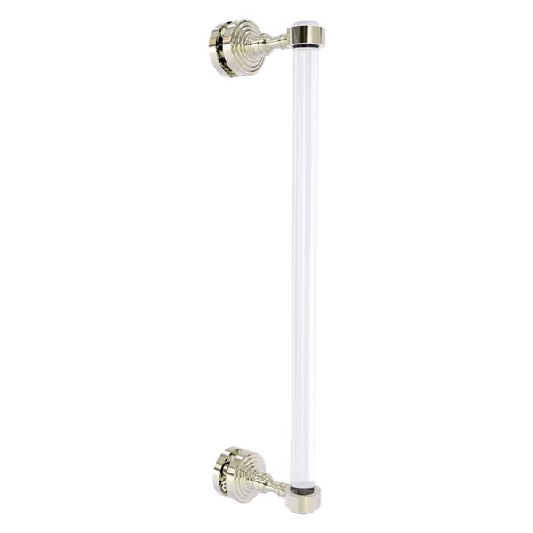 Allied Brass Pacific Grove Polished Nickel 18-in Hinged Shower Door Handle