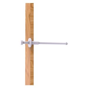 Allied Brass 10-in L x 2-in H Extendable White Brass Closet Rod - Hardware Included