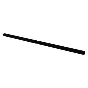 Allied Brass 60-in Matte Black Fixed Single Straight Shower Rod