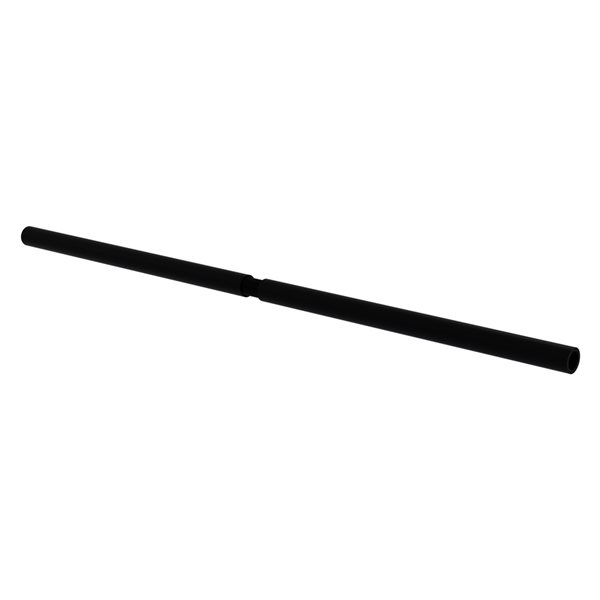 Allied Brass 72-in Matte Black Fixed Single Straight Shower Rod