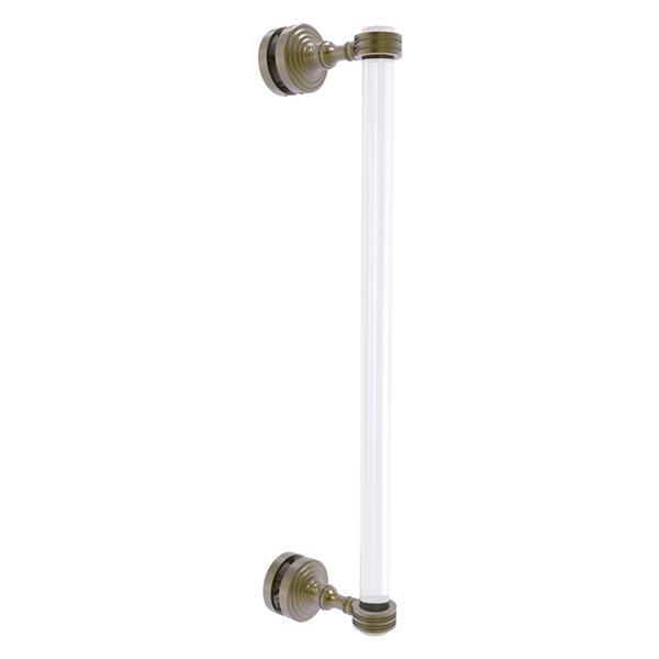 Allied Brass Pacific Grove 18-in Antique Brass Hinged Shower Door Pull