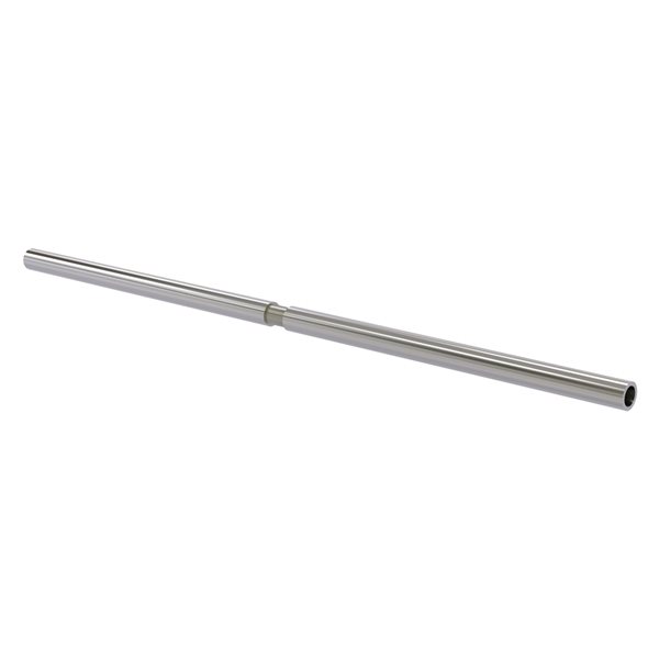 Allied Brass 60-in Satin Nickel Fixed Single Straight Shower Rod