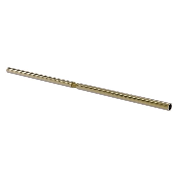 Allied Brass 60-in Unlacquered Brass Fixed Single Straight Shower Rod