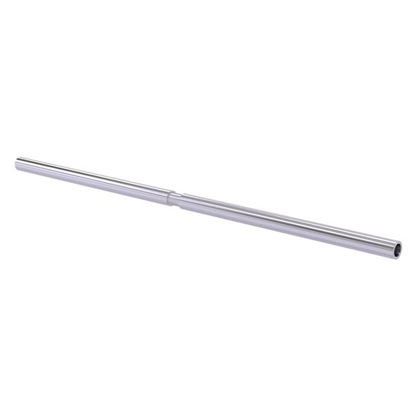 Allied Brass 60-in Satin Chrome Fixed Single Straight Shower Rod