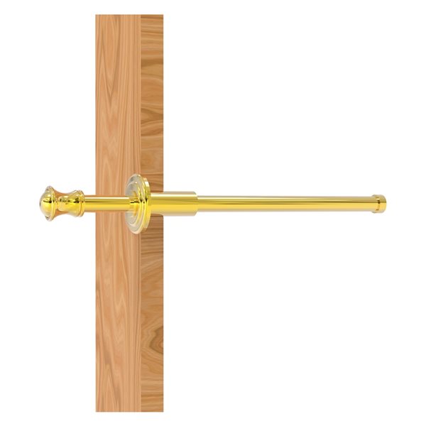 Allied Brass Carolina 9.8in L x 1.8in H Extendable Polished Brass
