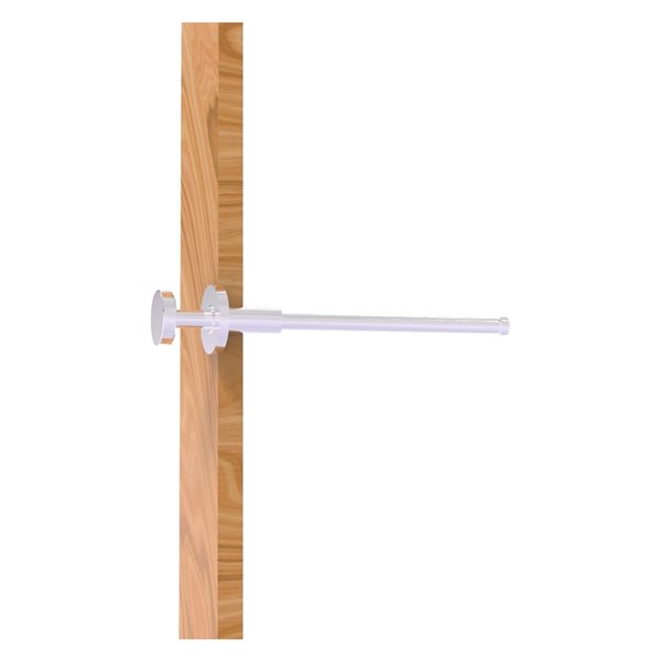 Allied Brass 10-in L x 1.9-in H Extendable Polished Brass Closet Rod -  Hardware Included