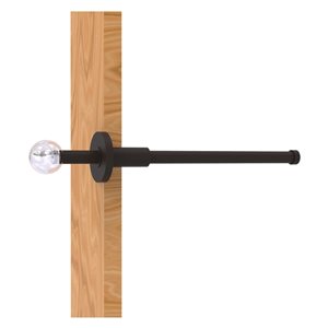 Allied Brass Clearview 10.1-in L x 1.9-in H Extendable Oil-Rubbed Bronze Brass Closet Rod - Hardware Included