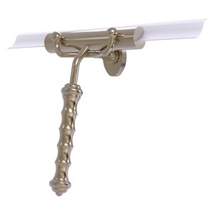 Allied Brass Antique Pewter Shower Squeegee with Wavy Handle