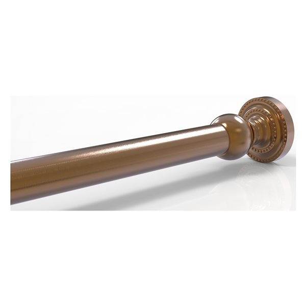 Allied Brass Dottingham Brushed Bronze Shower Curtain Rod Brackets