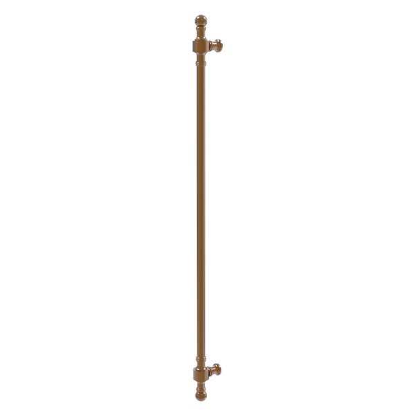 Allied Brass Retro Dot Brushed Bronze 18-in Beaded Refrigerator Pull