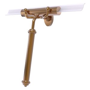 Allied Brass Brushed Bronze Shower Squeegee with Smooth Handle