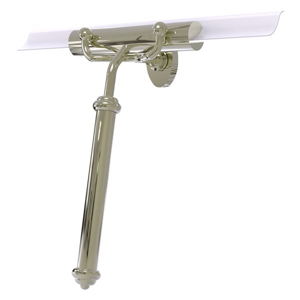 Allied Brass Polished Nickel Shower Squeegee with Smooth Handle SQ20