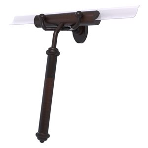 Allied Brass Venetian Bronze Shower Squeegee with Smooth Handle