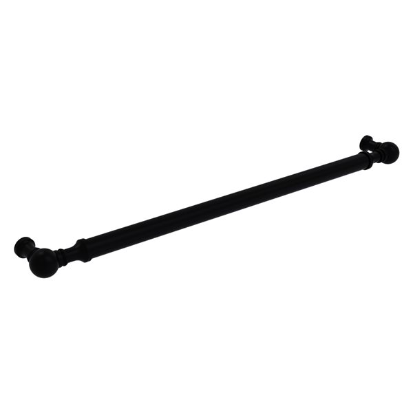 Allied Brass Matte Black 18-in Refrigerator Pull