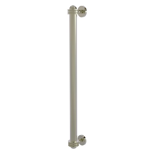 Allied Brass Polished Nickel Finish 18-in Refrigerator Pull with Dotted Accents
