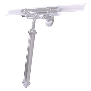 Allied Brass Satin Chrome Shower Squeegee with Smooth Handle