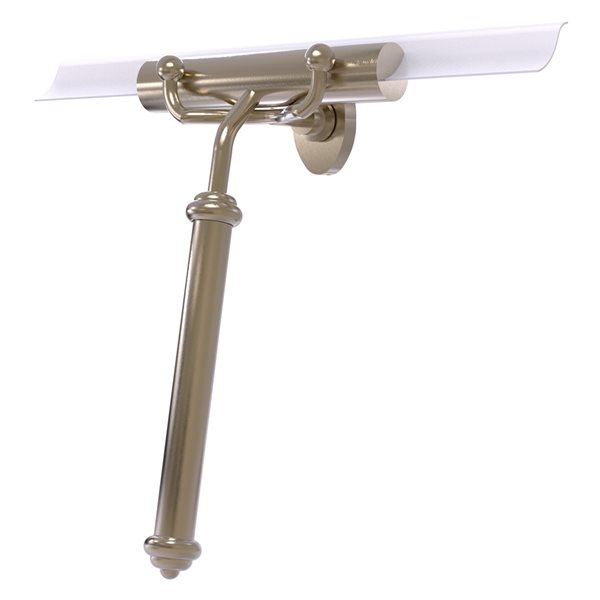 Allied Brass Antique Pewter Shower Squeegee with Smooth Handle