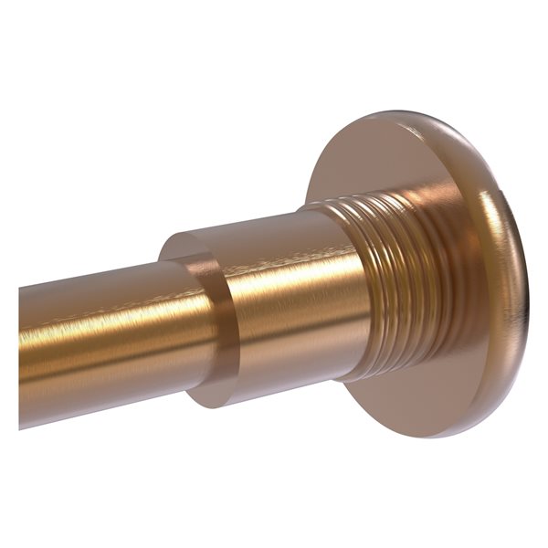 Allied Brass Skyline Shower Curtain Rod Brackets - Brushed Bronze