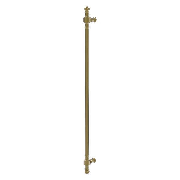 Allied Brass Retro Dot Unlacquered Brass 18-in Beaded Refrigerator Pull