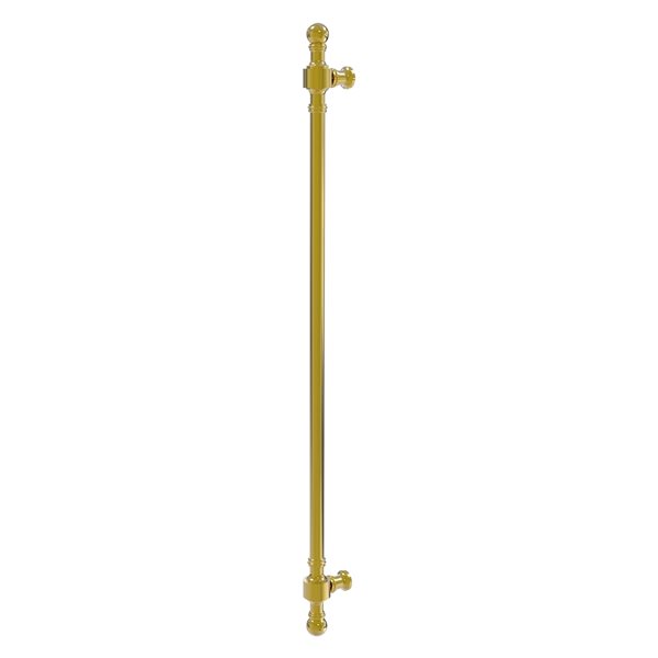Allied Brass Retro Wave Polished Brass 18-in Refrigerator Pull