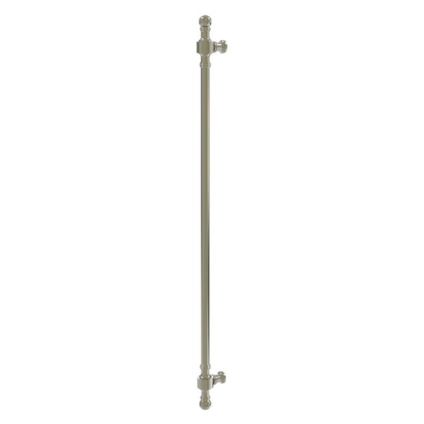 Allied Brass 402D-RP-PNI 18 Inch Refrigerator Pull with Dotted Accents Polished Nickel