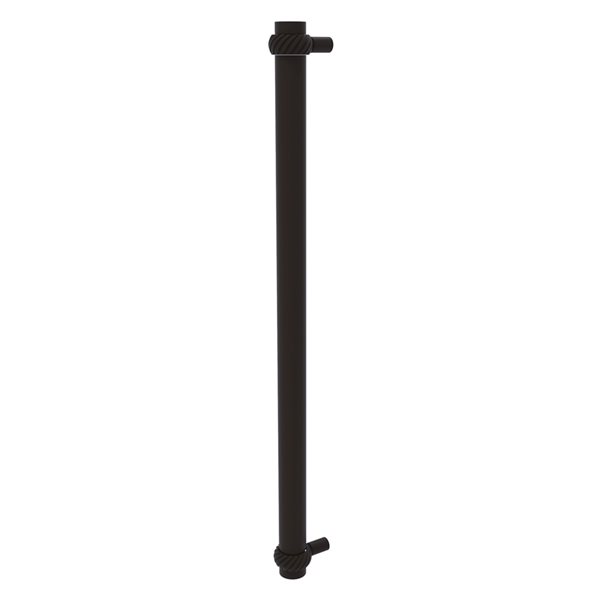 Allied Brass Oil-Rubbed Bronze 18-in Refrigerator Pull with Twisted Accents