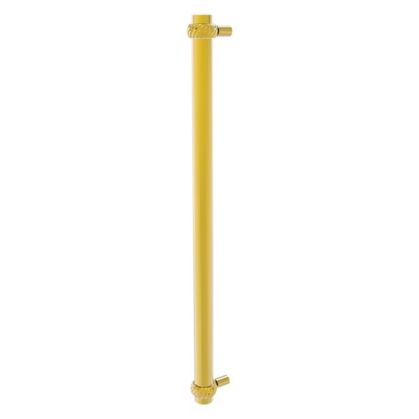 Allied Brass Polished Brass 18-in Refrigerator Pull with Twisted Accents