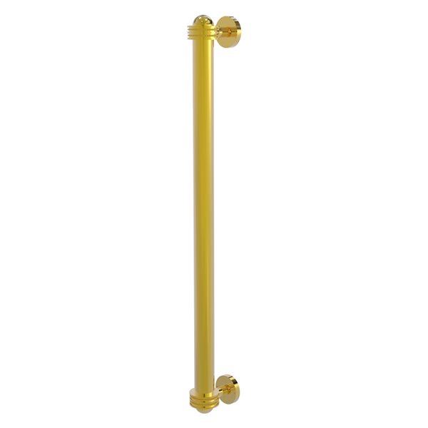 Allied Brass Polished Brass Finish 18-in Refrigerator Pull with Dotted ...