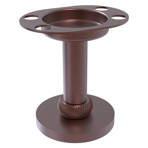 Allied Brass Antique Copper Tumbler and Toothbrush Holder