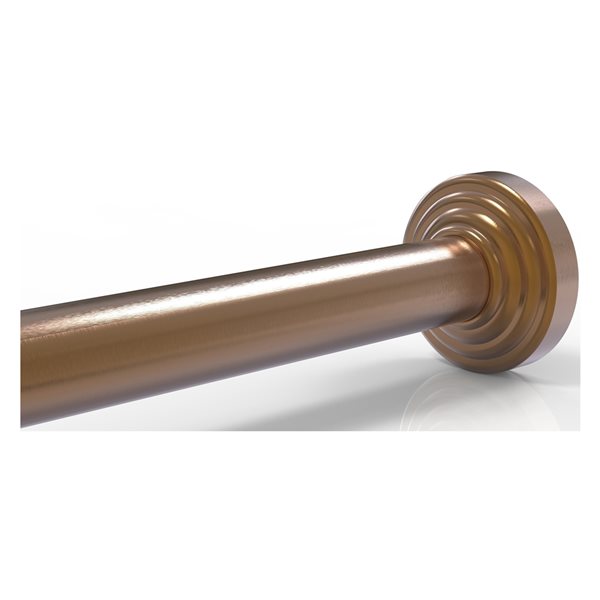 Allied Brass Waverly Place Brushed Bronze Brass Shower Rod Brackets