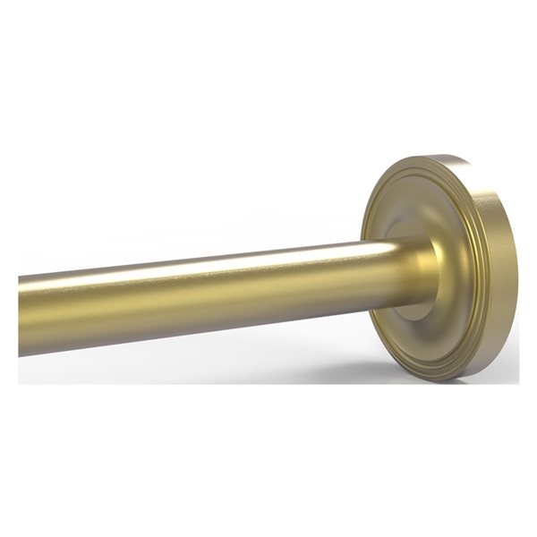 Allied Brass Prestige Regal Satin Brass Brass Shower Rod Brackets