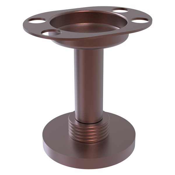 Allied Brass Vanity Top Antique Copper Tumbler and Toothbrush Holder