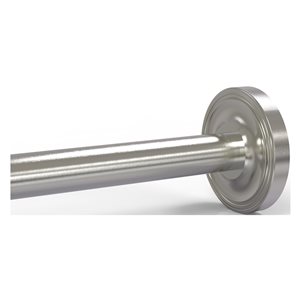 Allied Brass Prestige Regal Satin Nickel Brass Shower Rod Brackets