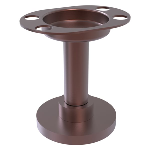 Allied Brass Antique Copper Finish Tumbler and Toothbrush Holder